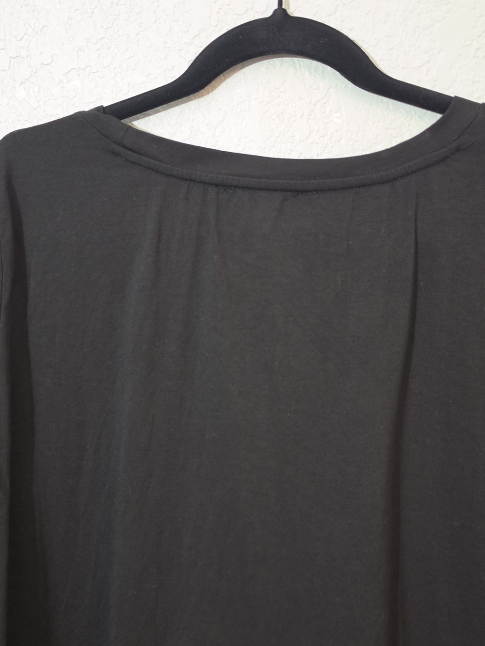 Eloquii Long-Sleeve Scoop Neck Top Side Slits Flowy Stretchy Womens 18/20 - Picture 8 of 8
